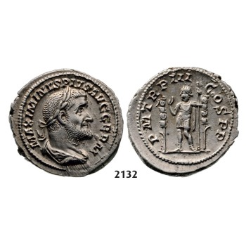 05.05.2013, Auction 2/ 2132. Roman Empire, Maximinus I Thrax, 235-­238 AD, Denarius (Struck 236­-238 AD) Rome, Silver (3.79g)