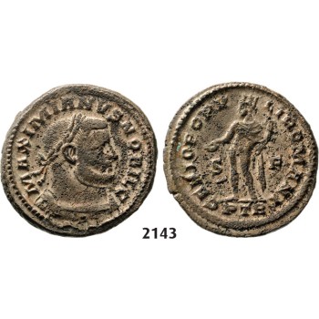 05.05.2013, Auction 2/ 2143. Roman Empire, Galerius Caesar, 305-­311 AD, Æ (Nummus) (Struck 305) Trier, Billon (11.70g)