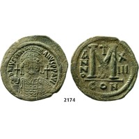 05.05.2013, Auction 2/2174. Byzantine, Justinian I, 527­-565, Æ Follis (Dated RY 13 = 539/540 AD) Carthage, Bronze (21.60g)