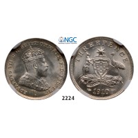 05.05.2013, Auction 2/2224. Australia, Edward VII, 1901-­1910, Threepence, 1910, London, Silver, NGC MS66