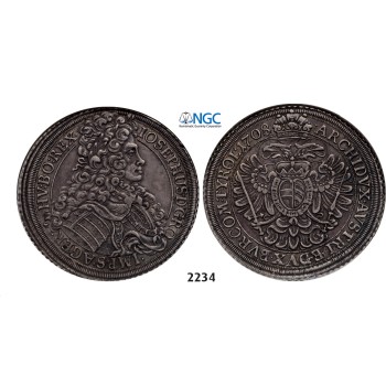 05.05.2013, Auction 2/2234. Austria, Joseph I, 1705­-1711, Taler 1708­-IMH, Vienna, Silver, NGC XF45