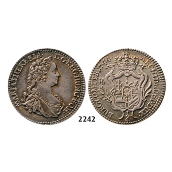 05.05.2013, Auction 2/2242. Austria, Maria Theresia, 1740­-1780, ¼ Taler 1744, Hall, Silver