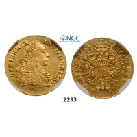 05.05.2013, Auction 2/2253. Austria, Joseph II. as co­regent, 1765-­1780, Ducat 1775­-E/HG, Karlsburg, GOLD, NGC MS62