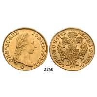 05.05.2013, Auction 2/2260. Austria, Joseph II, 1780-­1790, Dukat 1783­-G, Nagybanya, GOLD