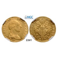 05.05.2013, Auction 2/2261. Austria, Joseph II, 1780-­1790, Dukat 1787­-G, Nagybanya, GOLD, NGC AU