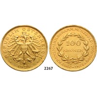 05.05.2013, Auction 2/2267. Austria, Republic, 1918­-, 100 Kronen 1923, Vienna, GOLD