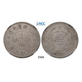 05.05.2013, Auction 2/2326. China, Sinkiang Province, Sar (Tael) Year 7 (1918) Urumchi, Silver, NGC XF40