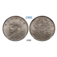 05.05.2013, Auction 2/ 2335. China, Republic, Yuan (Dollar) "Fat man" Year 3 (1914) Silver, NGC MS62