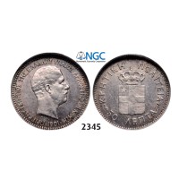 05.05.2013, Auction 2/2345. Crete, Prince George, 1898­-1906, 50 Lepton 1901­-A, Paris, Silver, NGC AU55