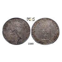 05.05.2013, Auction 2/2380. France, Louis XV, 1715-­1774, Ecu 1724­-Y, Bourges, Silver , PCGS AU55