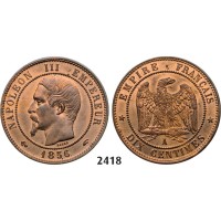 05.05.2013, Auction 2/2418. France, Napoleon III, 1852-­1870, 10 Centimes 1856­-A, Paris, Bronze