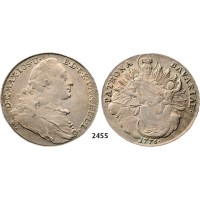 05.05.2013, Auction 2/2455. Germany, Bavaria, Maximilian III Joseph, 1745-­1777, Taler 1776, München, Silver