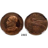 05.05.2013, Auction 2/2465. Germany, Empire, local coinage, Prussia, "Goetz" Pattern 2 Mark 1913, Gild copper