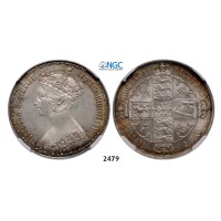 05.05.2013, Auction 2/2479. Great Britain, Victoria, 1837-­1901, "Gothic" Florin 1883, London, Silver, NGC MS64