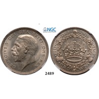 05.05.2013, Auction 2/2489. Great Britain, George V, 1910­-1936, Crown 1928, London, Silver, NGC MS62