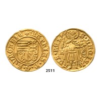 05.05.2013, Auction 2/2511. Hungary, Mathias Corvinus, 1458­-1490, Goldgulden, No date, K­K, Kremnitz, GOLD