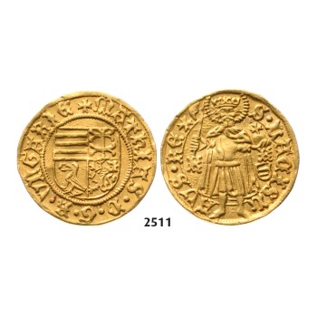 05.05.2013, Auction 2/2511. Hungary, Mathias Corvinus, 1458­-1490, Goldgulden, No date, K­K, Kremnitz, GOLD