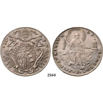 05.05.2013, Auction 2/2560. Italy, Papal States, Pius VII, 1814-­1823, Scudo 1816­XVII/B, Bologna, Silver