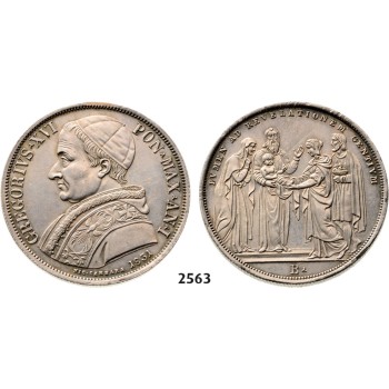 05.05.2013, Auction 2/2563. Italy, Papal States, Gregory XVI, 1831­-1846, Scudo 1831 (I) B, Bologna, Silver