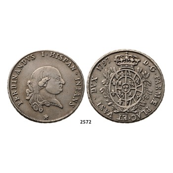 05.05.2013, Auction 2/ 2572. Italy, Parma and Piacenza, Ferdinand of Bourbon, 1765­-1802, Ducato 1797, Silver