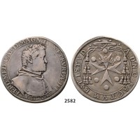 05.05.2013, Auction 2/2582. Italy, Tuscany, Ferdinando I. de'Medici, 1587-­1609, Piastra 1588, Florence, Silver