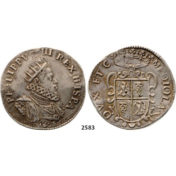 05.05.2013, Auction 2/2583. Italy, Tuscany, Philip III. of Spain, 1598-­1621, Ducatone 1608, Milan, Silver