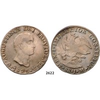 05.05.2013, Auction 2/2622. Mexico, Empire of Iturbide, Augustin I Iturbide, 1822-­1823, 8 Reales 1823­-Mo/JM, Mexico City, Silver