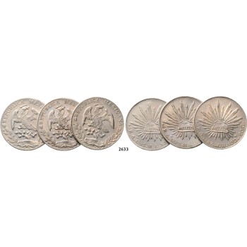 05.05.2013, Auction 2/2633. Mexico, Lots, Silver lot, 3 coins!