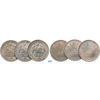 05.05.2013, Auction 2/2637. Mexico, Lots, Silver lot, 3 coins!