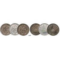 05.05.2013, Auction 2/2639. Mexico, Lots, Silver lot, 3 coins!