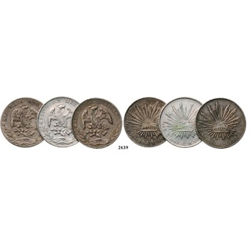 05.05.2013, Auction 2/2639. Mexico, Lots, Silver lot, 3 coins!