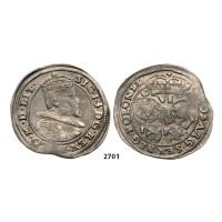 05.05.2013, Auction 2/2701. Poland, Sigismund III. Vasa, 1587­-1632, 6 Groschen (Szóstak) 1595­-I/F, Lublin, Silver