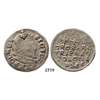 05.05.2013, Auction 2/ 2719. Poland, Sigismund III. Vasa, 1587­-1632, 3 Groschen (Trojak) 1596, Lublin, Silver