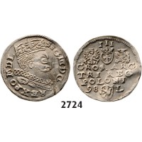 05.05.2013, Auction 2/2724. Poland, Sigismund III. Vasa, 1587­-1632, 3 Groschen (Trojak) 1598­-L, Lublin, Silver