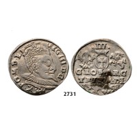 05.05.2013, Auction 2/2731. Poland, For Lithuania, 3 Groschen (Trojak) 1598, Vilnius, Silver