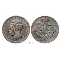 05.05.2013, Auction 2/2811. Romania, Carol I, 1866­-1914,50 Lei, 5 Lei 1901­-B, Hamburg, Silver
