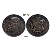 05.05.2013, Auction 2/2817. Romania, Carol I, 1866­-1914, 2 Lei 1901, Hamburg, Silver, PCGS XF45