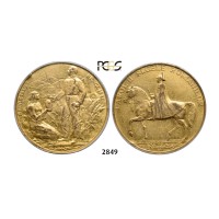 05.05.2013, Auction 2/2849. Romania, Carol II, 1930­-1940, Pattern Medal 12 Ducats 1940, Bucharest, Gilt Bronze, PCGS AU55