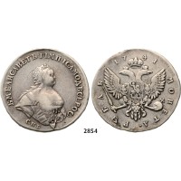 05.05.2013, Auction 2/2854. Russia, Anna, 1730-­1730, Rouble (Rubel) 1741-­СПБ, St. Petersburg, Silver