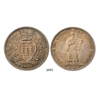 05.05.2013, Auction 2/ 2975. San Marino, 5 Lire 1898-­R, Rome, Silver