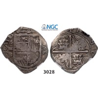 05.05.2013, Auction 2/3028. Spain, Philip II, 1556-­1598, 4 Reales 1596­-B, Seville, Silver, NGC VF35
