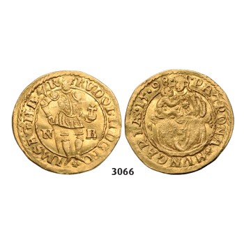 05.05.2013, Auction 2/3066. Transylvania, Habsburg occupation under Rudolph II, 1598­-1604, Ducat 1598­-NB, Nagybanya, GOLD