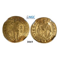 05.05.2013, Auction 2/3069. Transylvania, Habsburg occupation under Rudolph II, 1598­-1604, Ducat 1600­-NB, Nagybanya, GOLD, NGC MS62