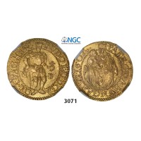 05.05.2013, Auction 2/3071. Transylvania, Habsburg occupation under Rudolph II, 1598­-1604, Ducat 1604­-NB, Nagybanya, GOLD, NGC MS63