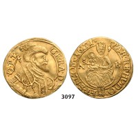 05.05.2013, Auction 2/3097. Transylvania, Georg Rakoczi II, 1648­-1660, Ducat 1651­-NB, Nagybanya, GOLD