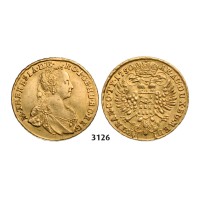 05.05.2013, Auction 2/3126. Transylvania, Maria Theresia, 1740-­1780, Ducat 1750, Karlsburg, GOLD
