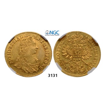 05.05.2013, Auction 2/3131. Transylvania, Maria Theresia, 1740-­1780, Ducat 1765, Karlsburg, GOLD, NGC MS62