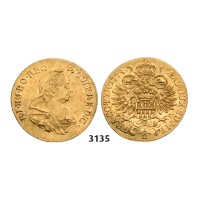 05.05.2013, Auction 2/3135. Transylvania, Maria Theresia, 1740-­1780, ½ Ducat 1776-­H/G, Karlsburg, GOLD