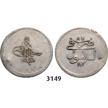 05.05.2013, Auction 2/3149. Turkey, Mustafa III, AH1171-­1187 (1757-­1774 AD), Onluk (10 Para) AH1171 Year 11/87 (1769) Islambul (Istanbul) Billon
