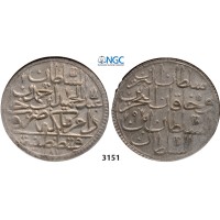 05.05.2013, Auction 2/3151. Turkey, Abdul Hamid I, AH1187-­1203 (1774-­1789 AD), 2 Zolota AH1187 "Year 9" (1782) Kostantiniye (Istanbul) Billon, NGC AU